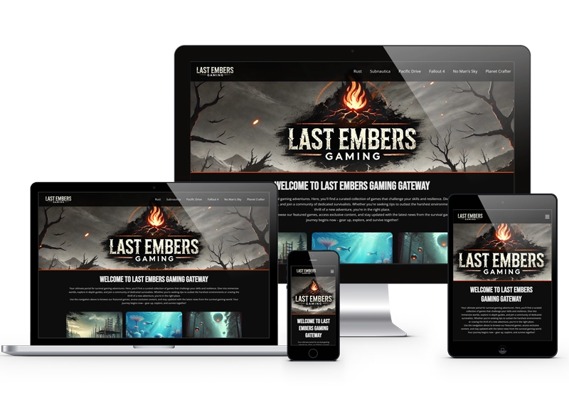 Screenshot of lastembersgaming.com